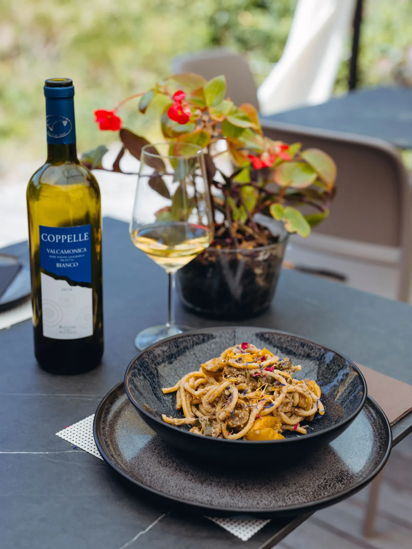Pasta in terrazza